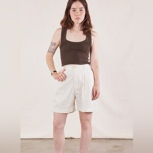 Big Bud Press Trouser Short Vintage Tee Off-White